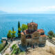 The stunning Church of St John at Kaneo in Ohrid, Macedonia
